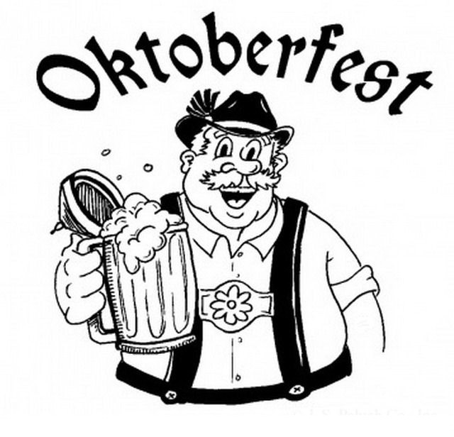 Online-Malbuch Oktoberfest Bayern