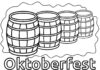 Online színezőkönyv Oktoberfest sörfesztivál