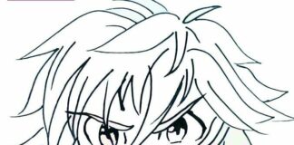 Coloring Book Character from 7 Deadly Sins to print and online