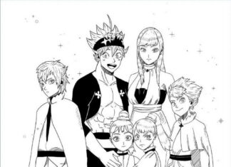 Black Clover characters coloring book for kids from anime to print