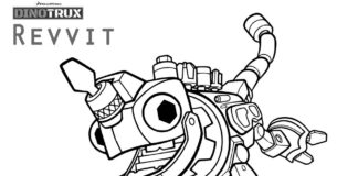 Dinotrux coloring book for kids to print and online