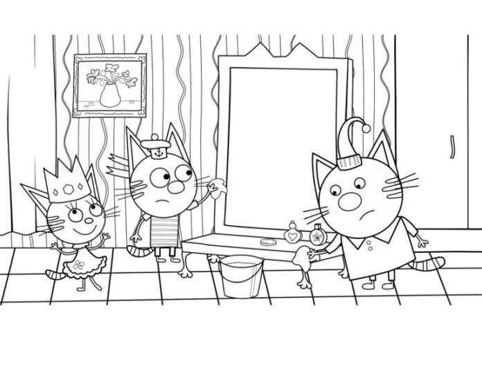 Limpeza on-line de livros para colorir com KID-E-CATS
