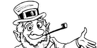 St. Patrick's Day online coloring book Ireland