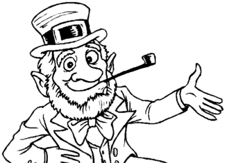 St. Patrick's Day online coloring book Ireland