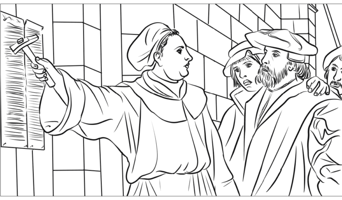 ONLINE Coloring Book Feast of the Reformation
