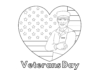 Livro de coloração on-line do Dia dos Veteranos