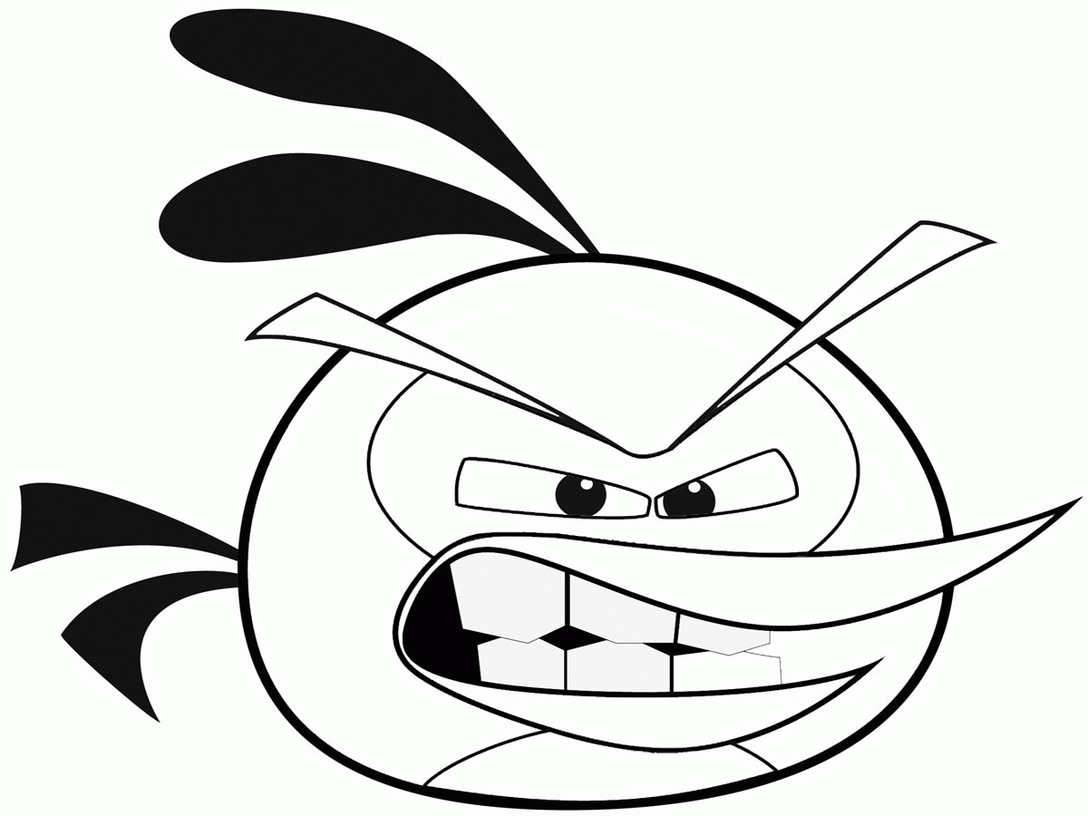 big pig angry birds coloring pages