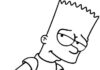 Bart Simpson kifestőkönyv gyerekeknek