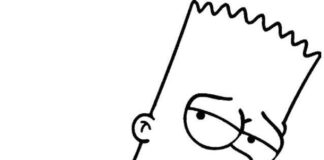 Bart Simpson Malbuch für Kinder
