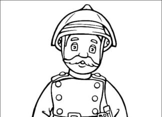 Coloring Book Basil Steele Fire Chief