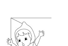 Little Red Riding Hood coloring book for kids