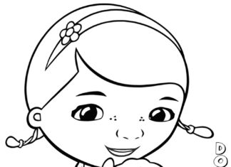 Doctor Dosia coloring book for kids to print