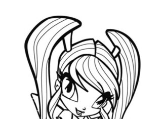Printable Pop Pixie Chatta Girl Coloring Book