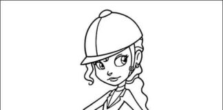 Printable Jockey Coloring Book