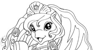 Filly Funtasia coloring book for kids to print