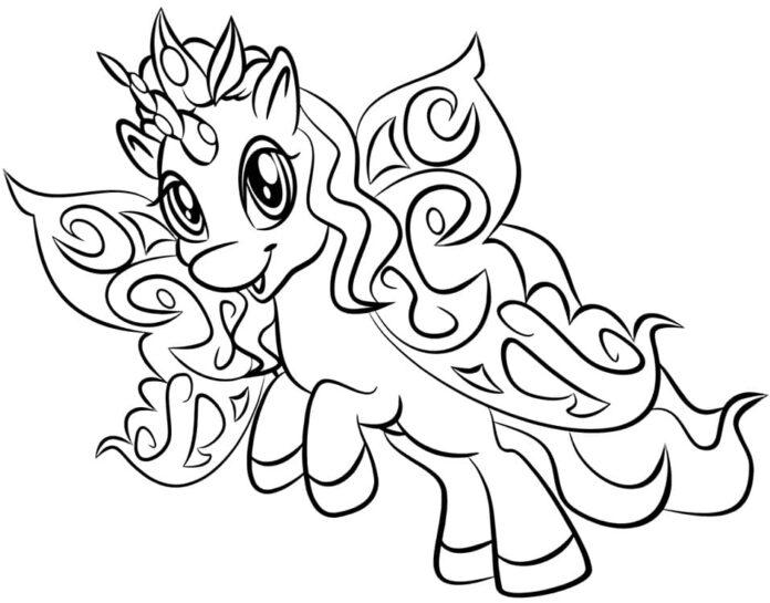 Filly Funtasia coloring book for girls to print