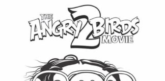 Libro da colorare Garry di Angry Birds
