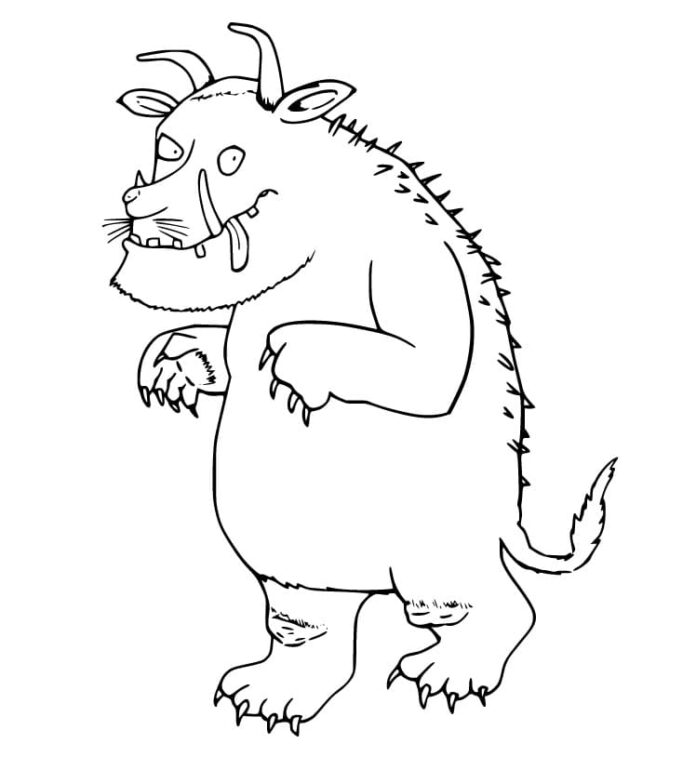 Gruffalo online coloring book for kids