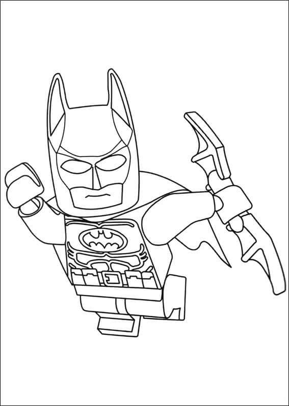 Libro para colorear de Lego Batman para imprimir y online