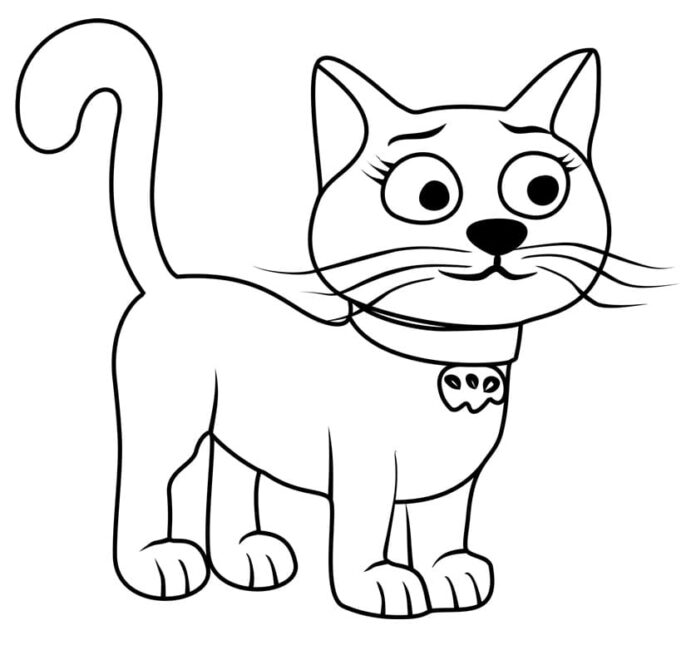 Színezőkönyv Kugel the Cat - Nyomtatható kutyás csomag