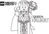 Lego Queen Malbuch - Queen Halbert zum Ausdrucken