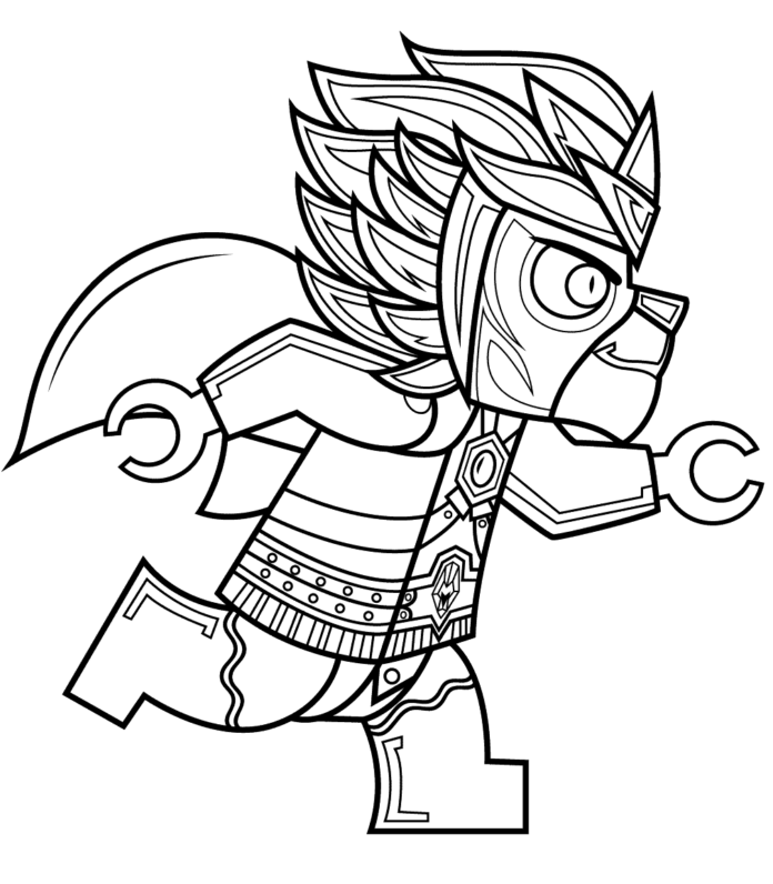 Lego Chima Laval printable coloring book