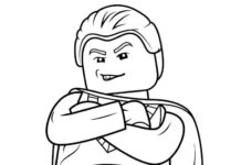 Lego Draco Malfoy Malbuch zum Ausdrucken