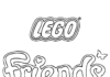 Lego Friends malebog til piger til udskrivning