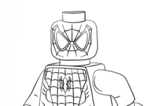 Tulostettava Lego Spider Man värityskirja