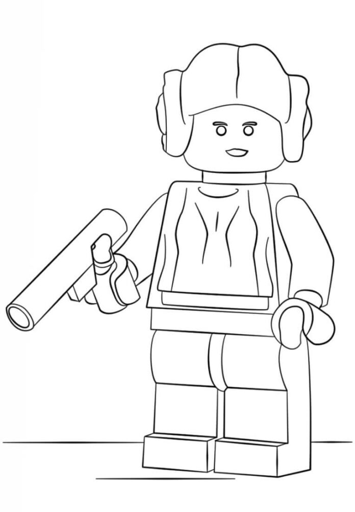 Lego Star Wars malebog til børn til udskrivning
