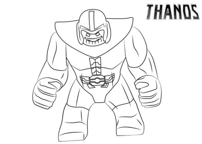 Lego Thanos Coloring Book To Print And Online