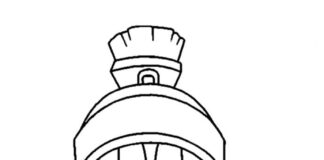 Looney Tunes Marvin the Martian printable coloring book