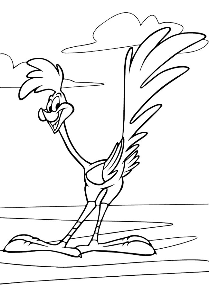 Kreslená kniha Looney Tunes na vyfarbenie na vytlačenie