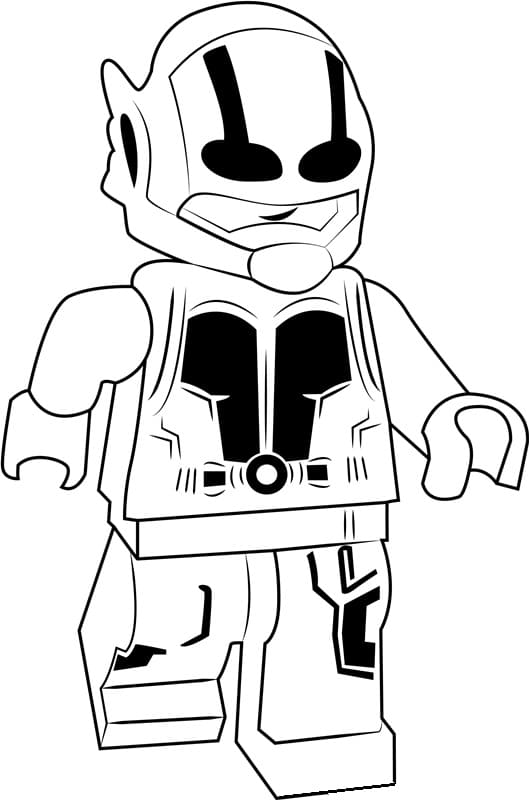 Lego Ant Man printable coloring book for kids