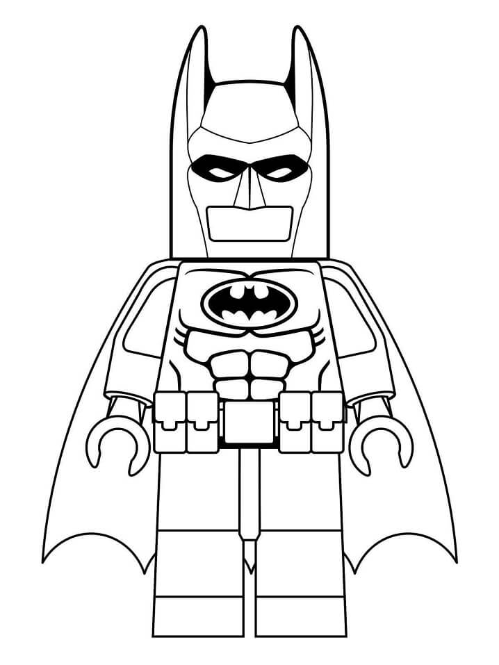 Lego Batman malebog til børn og