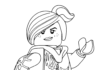 Livre de coloriage humain Lego Girl Wyldstyle imprimable