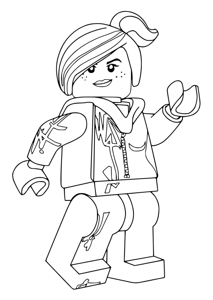 wyldstyle lucy coloring pages printables the lego movie