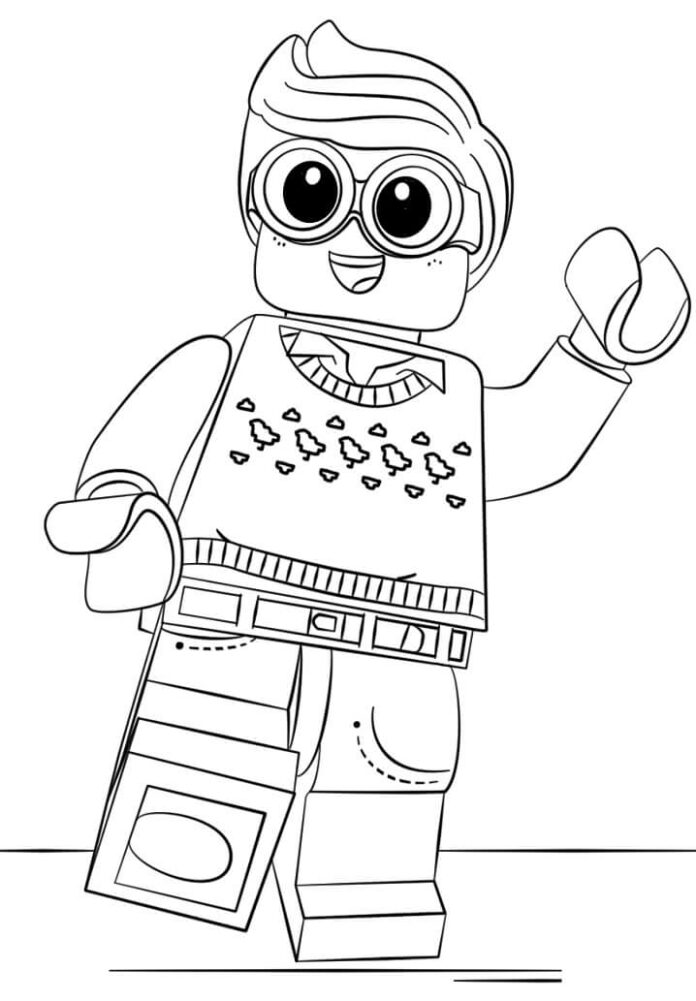 Libro para colorear de Robin el Humano de Lego Vengadores
