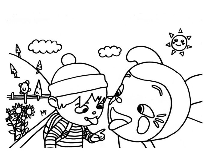 Messy goes to Okido coloring book for kids to print