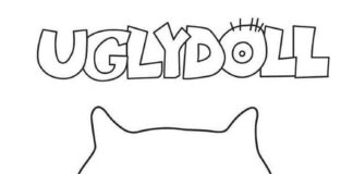 UglyDolls-Schriftzug und -Logo zum Ausdrucken
