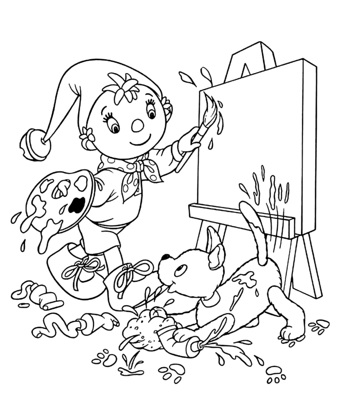 Drawing Noddy #44553 (Cartoons) – Printable coloring pages
