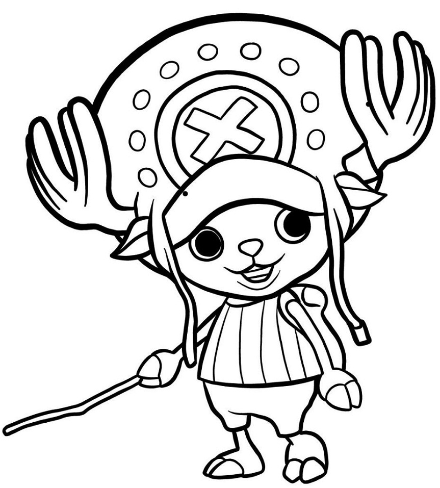 Coloring Pages Kids on X: Printable One Piece anime coloring pages for  kids   / X