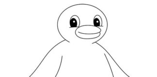 Pingu-Malbuch für Kinder zum Ausdrucken