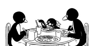 Livre de coloriage imprimable de Pingu et ses parents