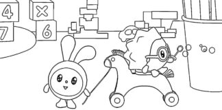 Online coloring book Playground for kids