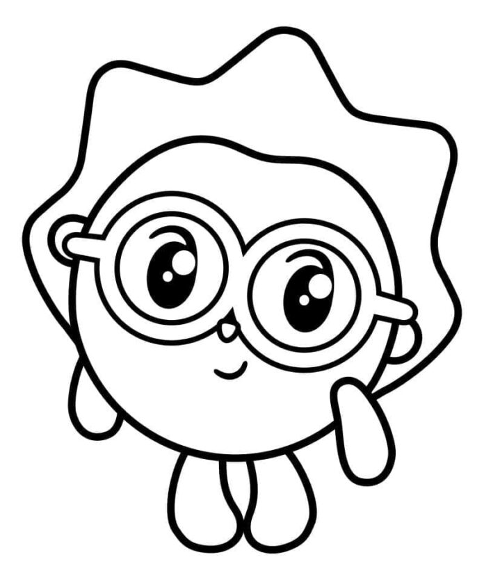 Online Coloring Book Chichi Character