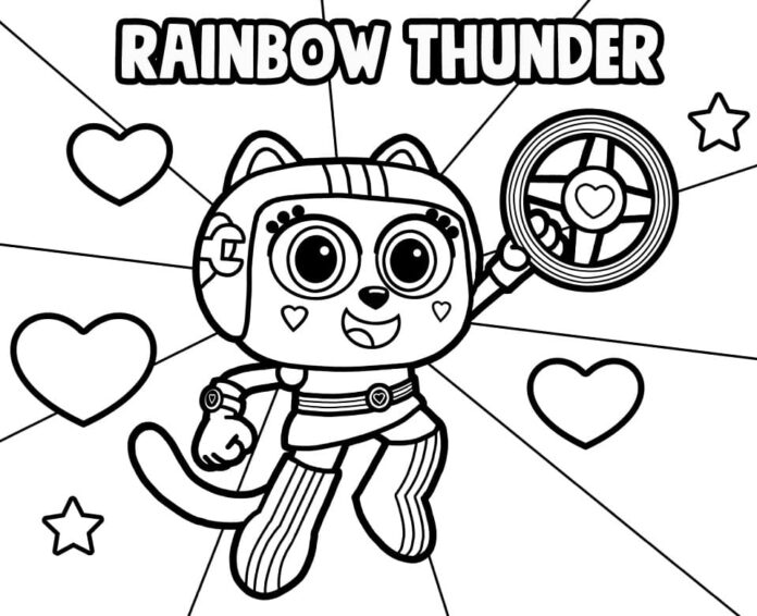 Coloring Book Character from Chico Bon Bon for Kids to Print