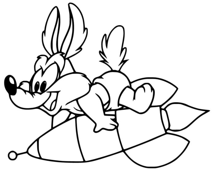 Looney Tunes character coloring page for kids to print