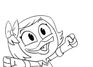 Printable Character Coloring Book from Webby-Vanderquack