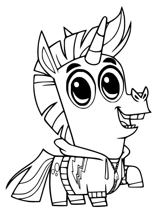 Printable Colouring Book Character from the fairy tale Corn and Peg